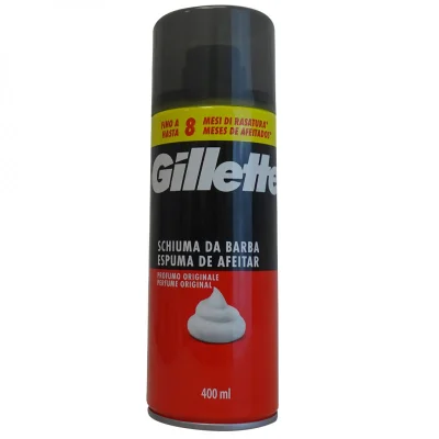 Gillette shave foam 400 ml. Normal skin.