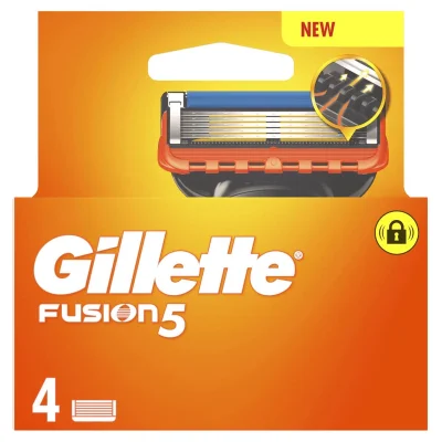 Gillette Fusion Manual Blades 4 Count