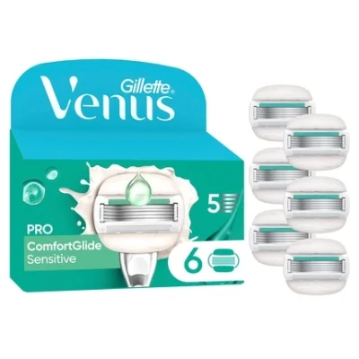 Gillette Pro Comfortglide Razors Sensitive 6CT