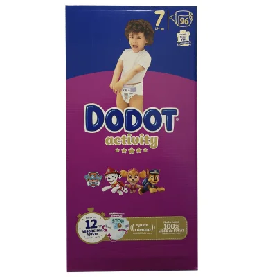 Dodot diapers 96 u. Activity +15 kg. Size 7.