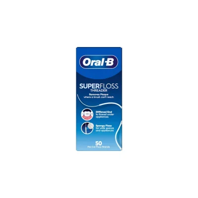 Oral-B Super Pre Cut Floss Strands 50m (6x12)