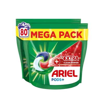 Ariel Laundry Pods Extra Clean 80 Count