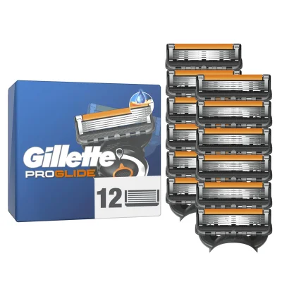 Gillette Fusion ProGlide Razor Blades 12 Count