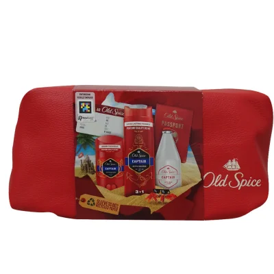 Old Spice toiletry bag. Stick deodorant 50 ml. + shower gel 250 ml. + aftershave 100 ml.)