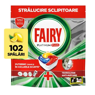 Fairy A102 PLATINUM PLUS ALL in ONE LEMON IMP TABLETS 8066