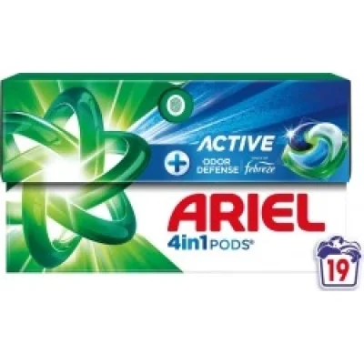 Ariel 4in1 Pods+ Active 19 Count