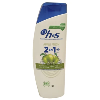 H&S shampoo 400 ml. Anti-dandruff apple fresh 2 in 1.