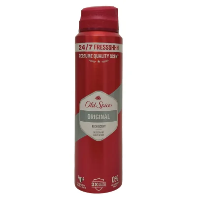 Old Spice spray deodorant 150 ml. Original.