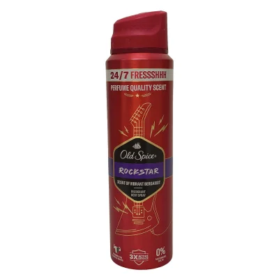 Old Spice spray deodorant 150 ml. Rockstar.