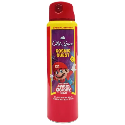 Old Spice spray deodorant 150 ml. Special edition Mario Bros.