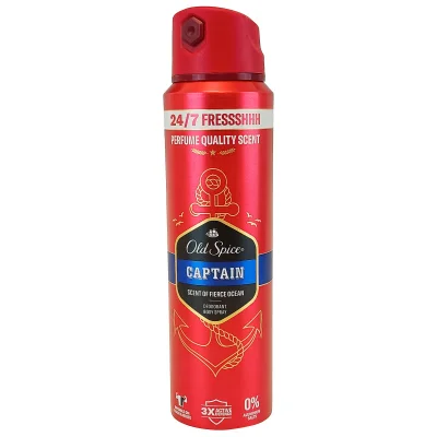 Old Spice deodorant spray 150 ml. Captain.