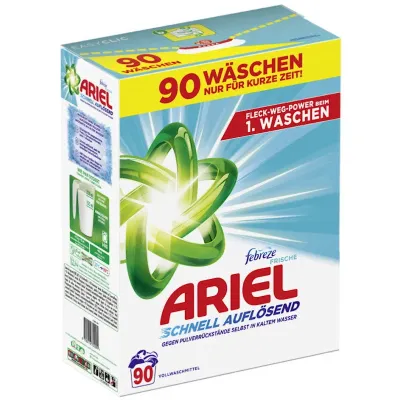 Ariel Washing Powder Febreze 90 Washes 4.950kg