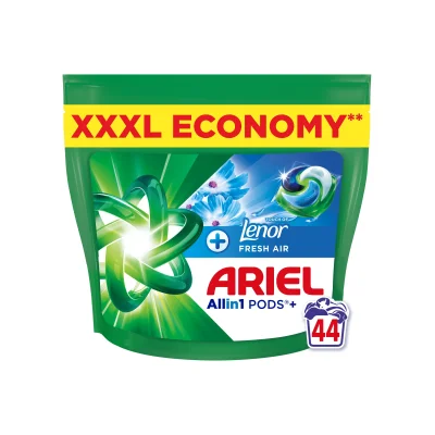 Ariel Pods+ All-In-1 Touch of Lenor Laundry Capsules 44 Count