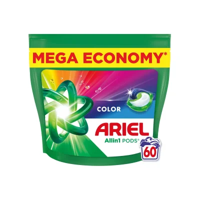Ariel caps Color bag 60pcs