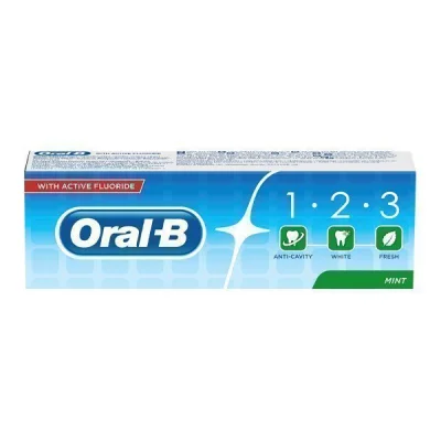 ORALB 123 EXTRA FRESH 75ml TOOTHPASTE