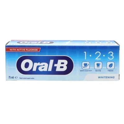 ORALB 123 WHITENING 75ml TOOTHPASTE