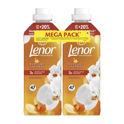 Lenor Fabric Softener Gold Orchid & Vanilla 2x987ml Duo Pack