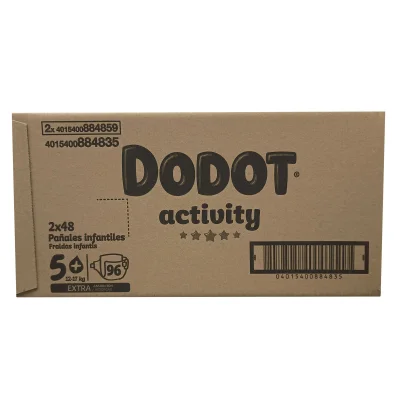 Dodot diapers 105 u. Total care size 1 + Aqua wipes 10 u.