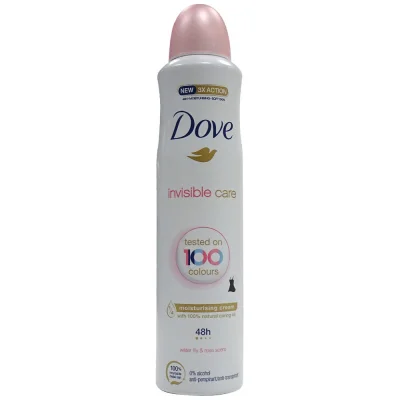 Dove deodorant spray 250 ml. Invisible care floral.