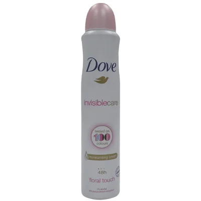 Dove deodorant spray 200 ml. Invisible care floral.