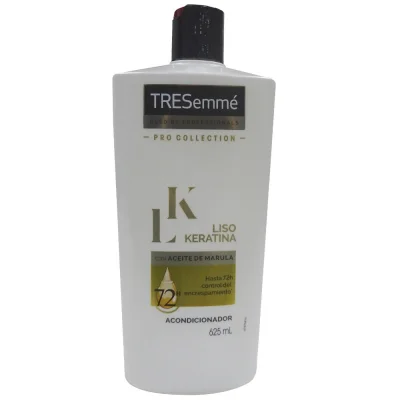 Tresemmé conditioner 625 ml. Smooth Hydrolyzed keratin and amino acids.