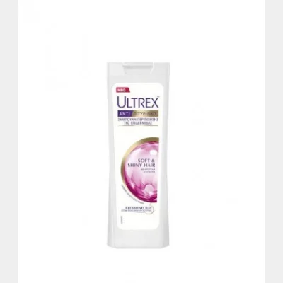 ULTREX ΣΑΜΠΟΥΑΝ ΓΥΝ.ΘΑΜΠΑ ΧΩΡΙΣ ΛΑΜΨΗ 360ml (SOFT&SHINY HAIR)