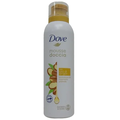Dove shower mousse 200 ml. Argan oil.