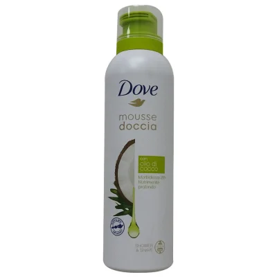 Dove shower mousse 200 ml. Coconut oil.