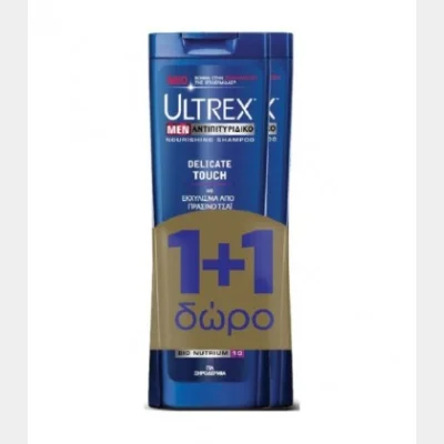 ULTREX ΣΑΜΠΟΥΑΝ ΑΝΔ.ΞΗΡΟΔΕΡΜΙΑ 360ml (DELICATE TOUCH)