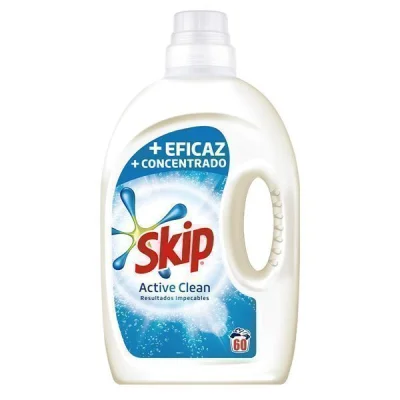 SKIP LIQUID LAUNDRY DETERGENT 60w ACTIVE CLEAN IMPORT