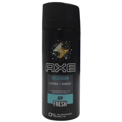 AXE deodorant bodyspray 150 ml. Fresh Leather & cookies.