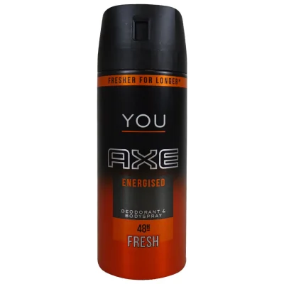 AXE deodorant bodyspray 150 ml. Energised.