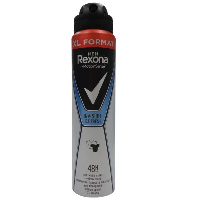 Rexona spray deodorant 250 ml. Men invisible fresh.