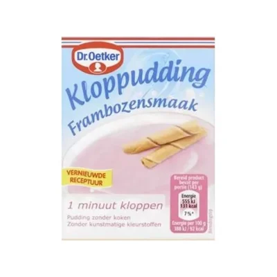 Clot Pudding Raspberry