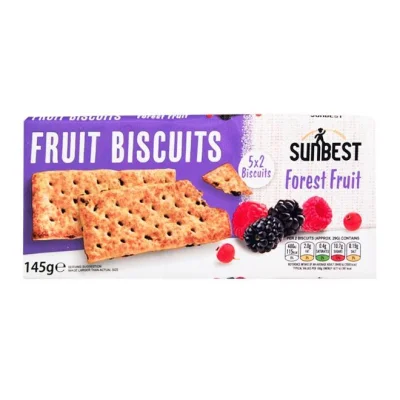SUNBEST fruit biscuits 145g (5x29g) - Forest Fruit