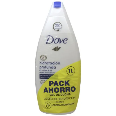 Dove bath gel 2X500 ml. Original deep hydration original.