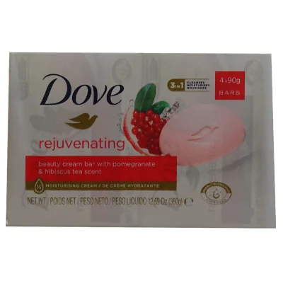Dove bar soap 4X90 gr. Granada e hibiscus rejuverating.