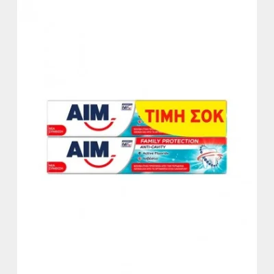 AIME TOOTHPASTE FAMILY PROTECTION ANTI-CAVITY (2X75ml)