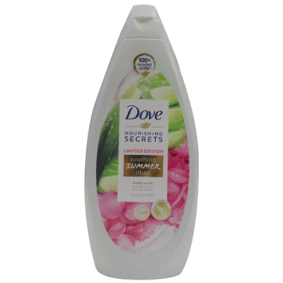 Dove bath gel 500 ml. Soothing summer.