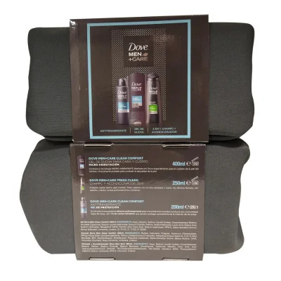 Dove toiletry bag 400 ml. + bodyspray 200 ml. + shampoo 250 ml.
