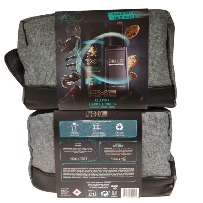 AXE toiletry bag Collision bodyspray 150 ml. + colonia 100 ml.