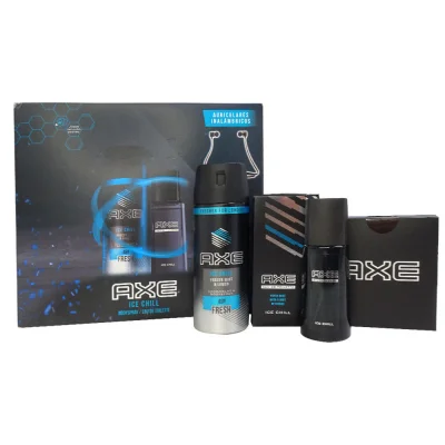 AXE pack music box Ice Chill. Deodorant 150 ml. + Eau de toillette 150 ml. + headphones.