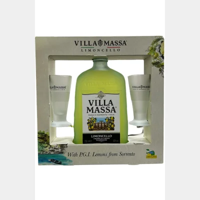 Villa Massa Limoncello + Tonic Glass ‘GIFT PACK’ 30% 70cl