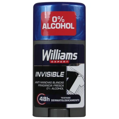 Williams stick deodorant 75 ml. Invisible.
