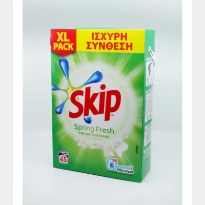 SKIP POWDER 45M SPRING FRESH 2.925kg