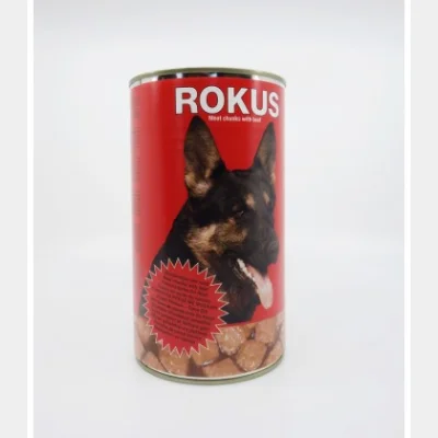 ROKUS ΣΚΥΛΟΤΡΟΦΗ ΚΟΝΣΕΡΒΑ ΜΟΣΧΑΡΙ 1240gr