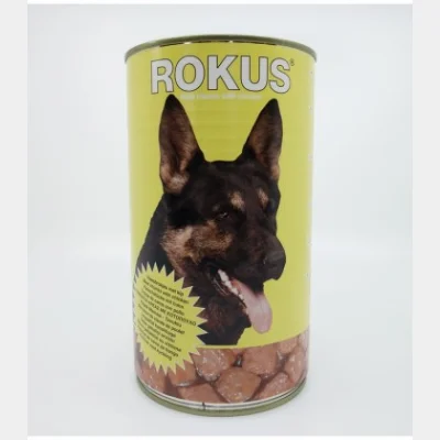 ROKUS ΣΚΥΛΟΤΡΟΦΗ ΚΟΝΣΕΡΒΑ ΚΟΤΟΠΟΥΛΟ 1240gr