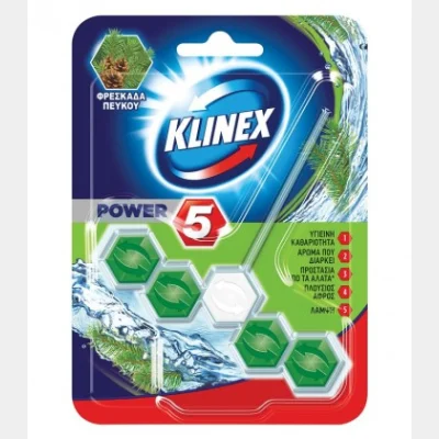 KLINEX WC BLOCK ΦΡΕΣΚΑΔΑ ΠΕΥΚΟΥ 55gr