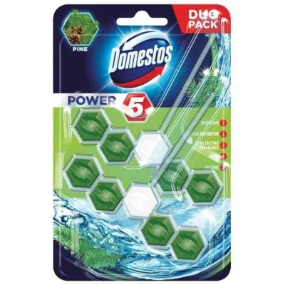 Domestos TOILET HOLDER 2x55G PINE POWER 5 4325
