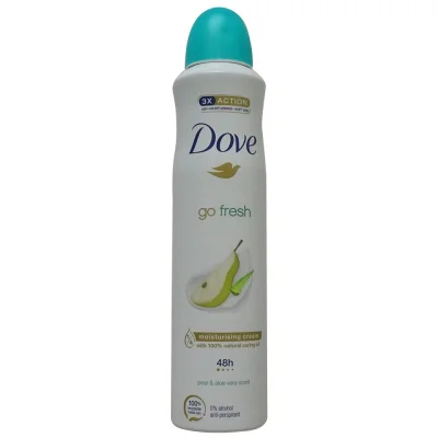 Dove deodorant spray 250 ml. Go Fresh pear & Aloe Vera.
